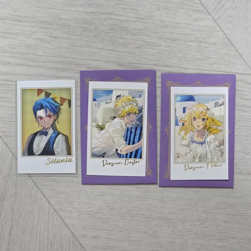 [BUNJANG] Fate/Grand Order Setanta Dioscuri Siblings Pasha Set / 페그오 포트레이트 세탄타 디오스쿠로이 남매 파샤 세트