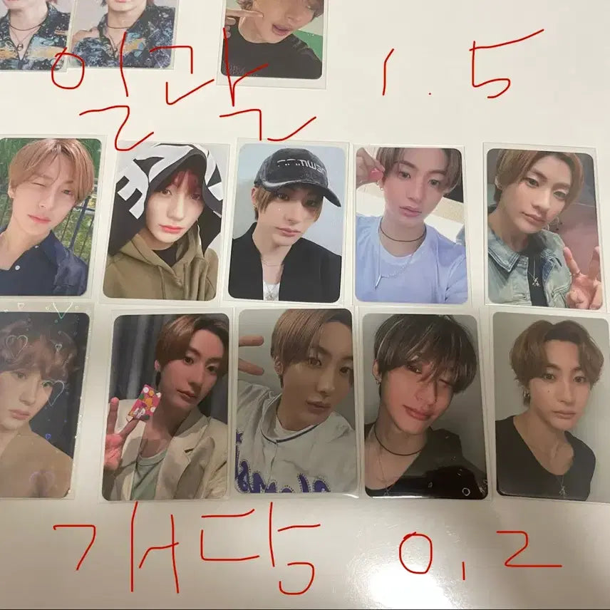 [BUNJANG] RIIZE Anton Bundle Set Photocard / 앤톤포카 일괄 1.5