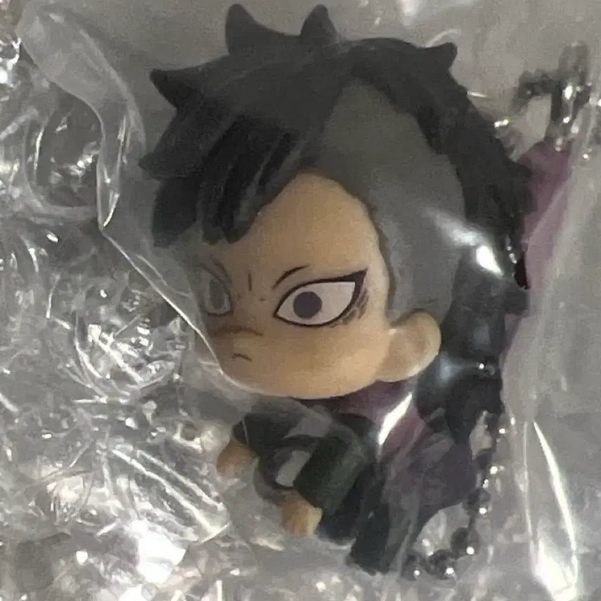 [BUNJANG] Demon Slayer Genya Keyring Gacha Ball Chain Figure (Sealed) / (미개봉) 귀멸의칼날 피규어 겐야 대롱가챠 볼체인