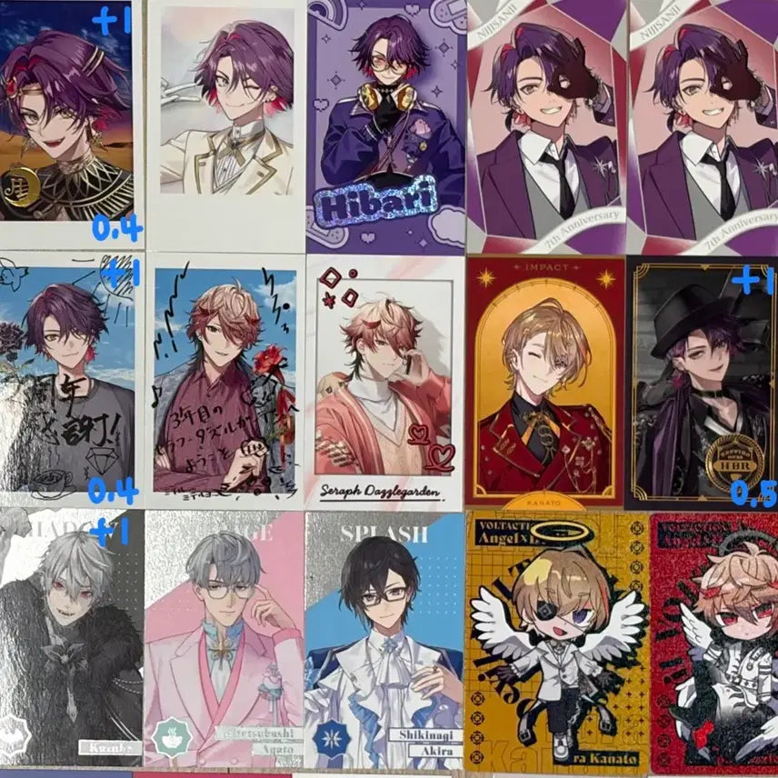 [BUNJANG] Nijisanji Vol.tation Cheki &amp; POB Bundle - Kanato Hibari Akira Seraph Kuzuha / 니지산지 체키 양도 판매 볼택션 카나토 히바리 아키라 세라프 쿠즈하