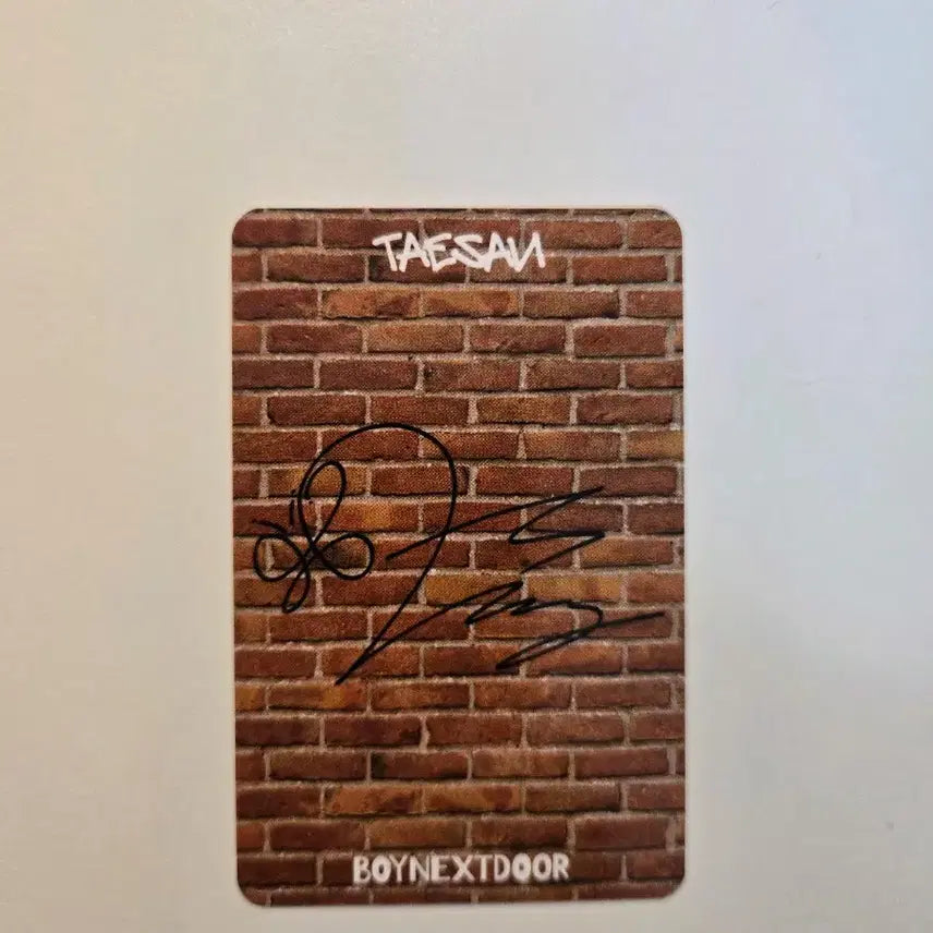 [BUNJANG] Taesan Who! Album Photocards / (동영상확인) 태산 who! 앨범활용인증포카