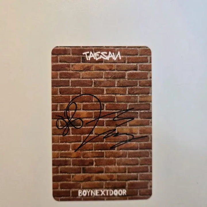 [BUNJANG] Taesan Who! Album Use Authentication Photocard / (동영상확인) 태산 who! 앨범활용인증포카