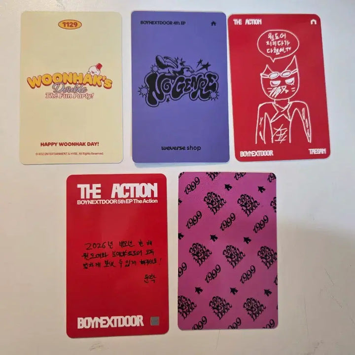 [BUNJANG] BOYNEXTDOOR Photocard Bundle (Various Conditions) / 보넥도 크고작은 하자포카 일괄