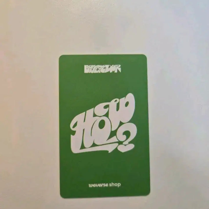 [BUNJANG] TAESAN how? Comeback Live Sticker Version Weverse Photocard / (동영상확인/하자) 태산 how? 컴백라이브스티커버전 위버스포카