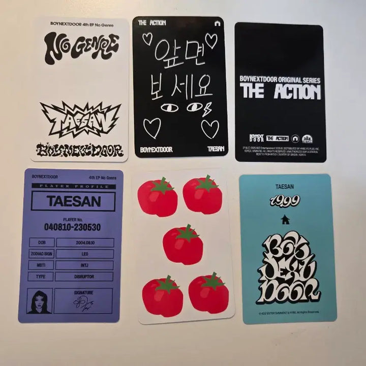 [BUNJANG] Taesan 6-Photocard Bundle Set / (6장일괄) 태산 포카 일괄판매