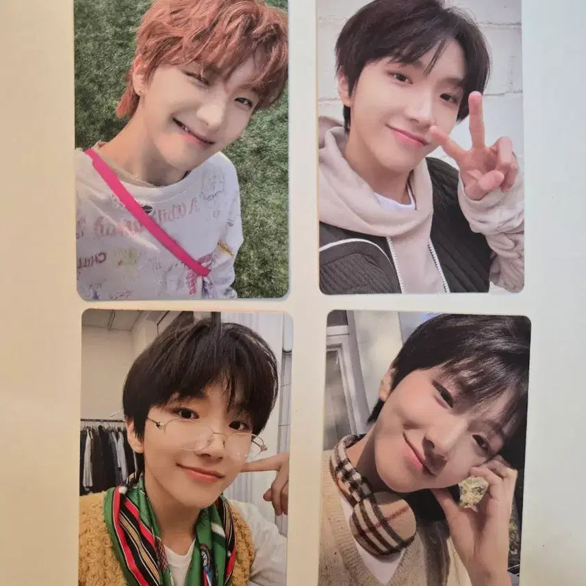 [BUNJANG] Seungkwan Bundle Set Photocard / (4장일괄) 운학포카 일괄판매