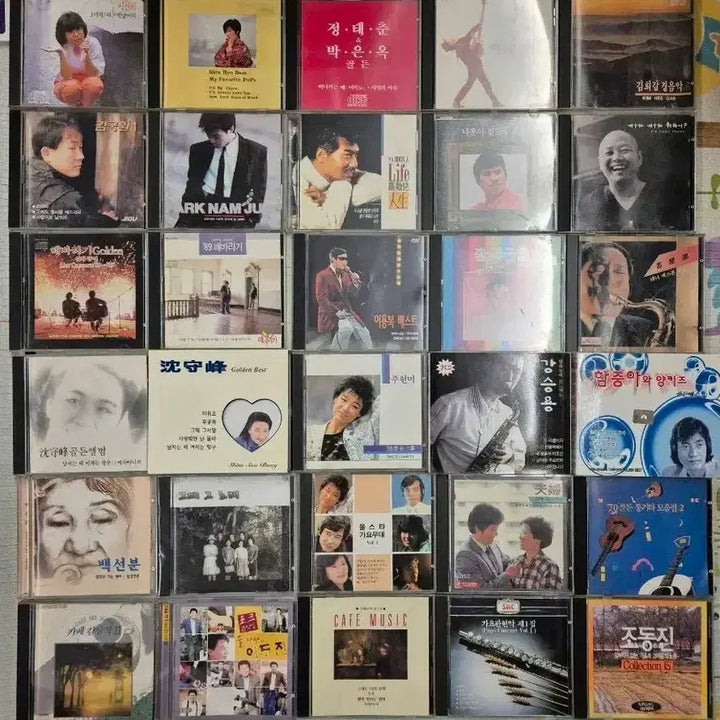 [BUNJANG] Vintage Korean Pop/Folk/Trot Compilation CDs (Bundle Set) / 7080 추억의 가요/포크/트로트 명반 CD 30장 일괄