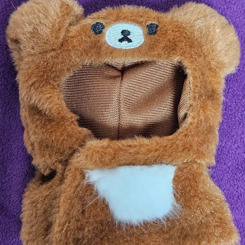 [BUNJANG] San-X Rilakkuma Chairoikoguma Poncho Doll Clothes / 산엑스 리락쿠마 차이로이코구마 오키가에 판쵸 인형 옷