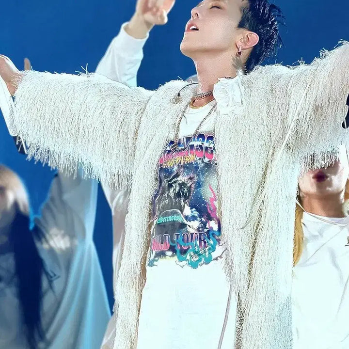 [BUNJANG] G-Dragon Ubermensch World Tour T-Shirt White / 지드래곤 위버멘쉬 월드 투어 티셔츠 화이트 (정가이하)