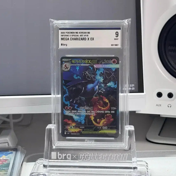 [BUNJANG] Pokemon Card Mega Charizard X SAR BRG PSA 9 Mint / 급처분) 포켓몬카드 메가리자몽X SAR BRG 9 Mint