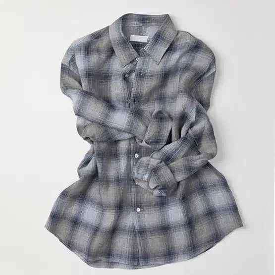 [BUNJANG] MOMODESIGN Linen Check Shirt / 모마디자인 Japanese linen check shirt 48