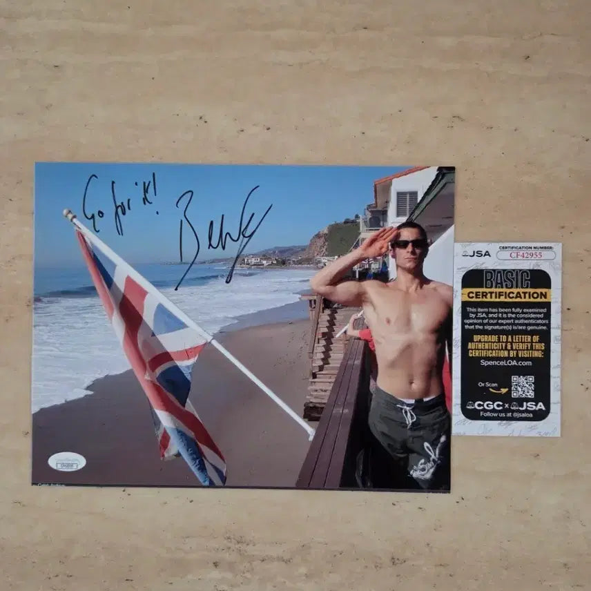 [BUNJANG] Bear Grylls Signed Photograph JSA Certified / [JSA 인증] 베어 그릴스 친필 싸인 사진