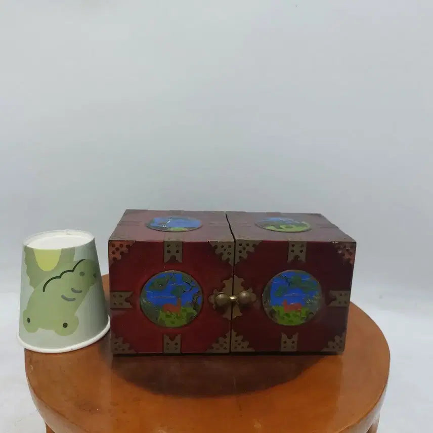 [BUNJANG] Antique Mother-of-Pearl Jewelry Box / 근대사 자개 보석함. 각개수리 - 나전칠기. 민속품 .만물당