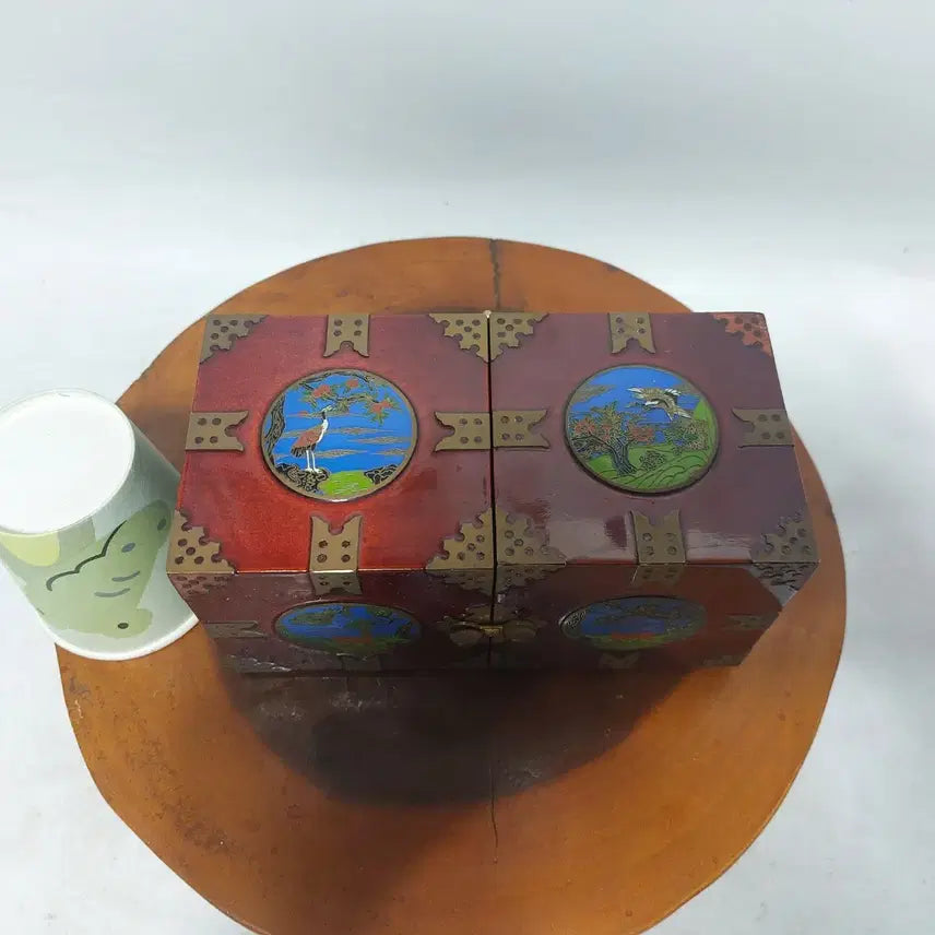 [BUNJANG] Antique Mother-of-Pearl Jewelry Box / 근대사 자개 보석함. 각개수리 - 나전칠기. 민속품 .만물당