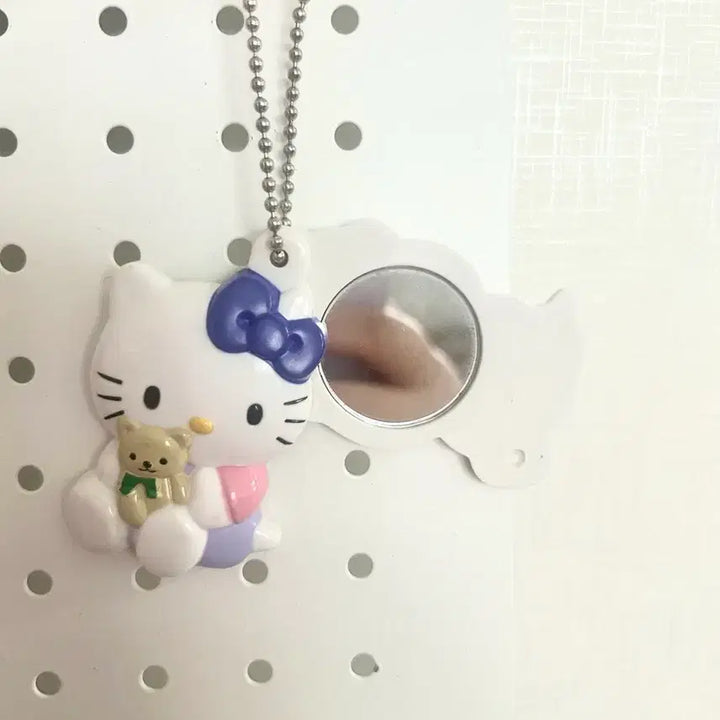 [BUNJANG] Vintage Kitty Bear Sliding Mirror / 고전키티 곰돌이 슬라이드 거울 방꾸템