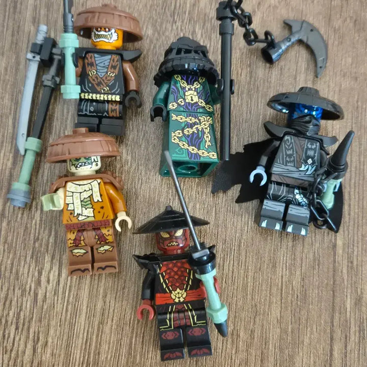 [BUNJANG] LEGO Ninjago Golden Five Minifigure Bundle Set / 레고 닌자고 금지된다섯 미니피겨 일괄
