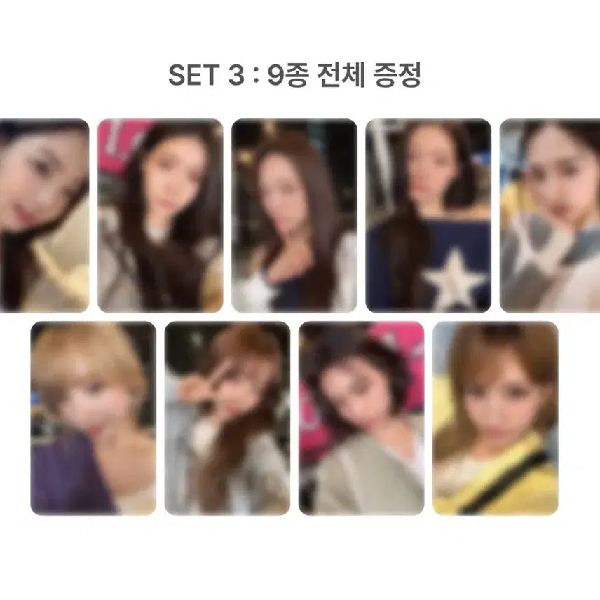 [BUNJANG] I.O.I Photocard Set (9 Types) / i.o.i 아이오아이 갑자기 음중 사녹 공방 포카 세트 9종 양도