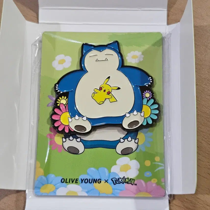 [BUNJANG] Olive Young Pokemon Random Double Magnet Snorlax / 올리브영 포켓몬 랜덤 더블 마그넷 잠만보