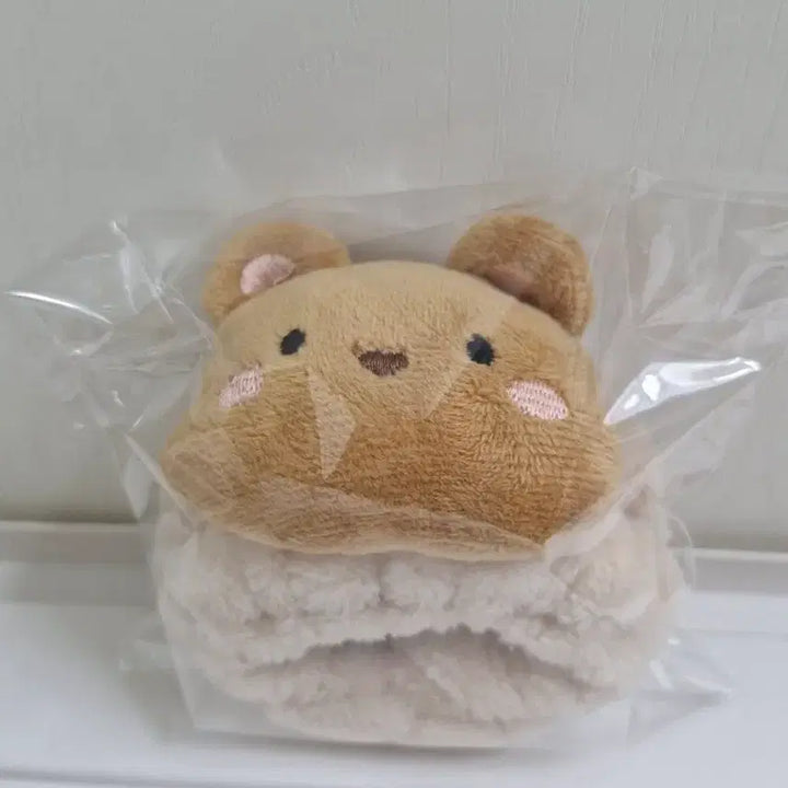 [BUNJANG] Cute Bear Hair Tie Headband / 천원의 행복 선착순 1명! 귀여운 곰돌이 머리끈 헤어밴드
