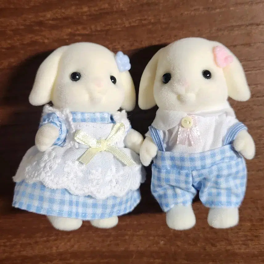 [BUNJANG] Sylvanian Families Rabbit Siblings / 실바니안 토끼남매