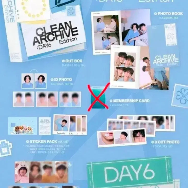 [BUNJANG] Day6 My Day 6th Fanclub Kit Sealed / *랩핑미개봉* 마이데이 6기 키트 풀구성