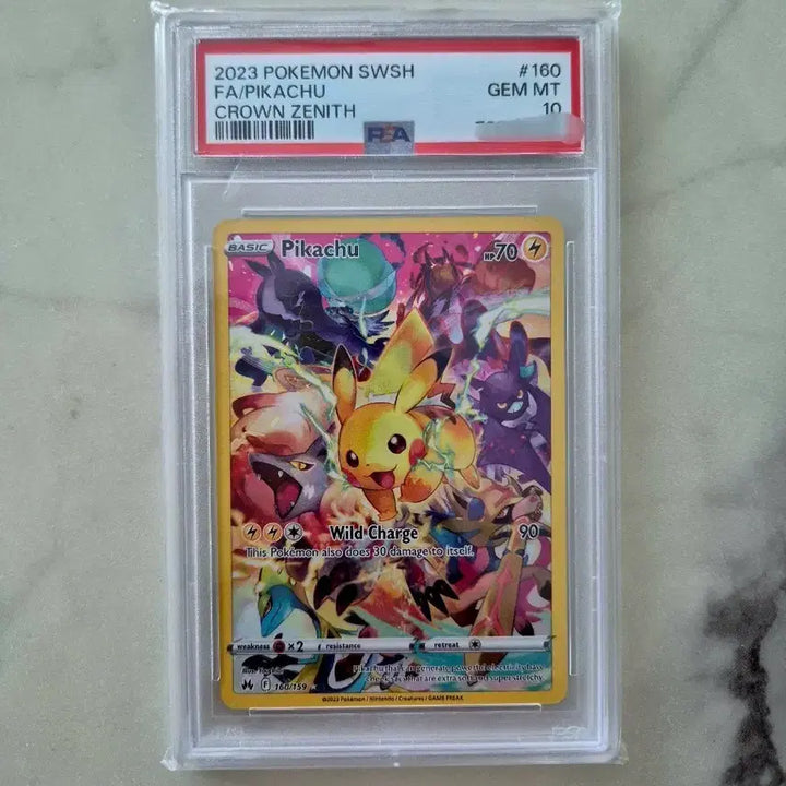 [BUNJANG] Pokemon Pikachu Crown Zenith PSA 10 Graded Card / [영판] 포켓몬 피카츄 크라운 제니스 psa10