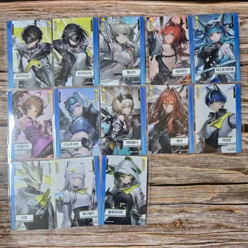 [BUNJANG] GS25 Arknights: Endfield Cards / Sticker Set / GS25 명일방주 엔드필드 카드/띠부씰 판매
