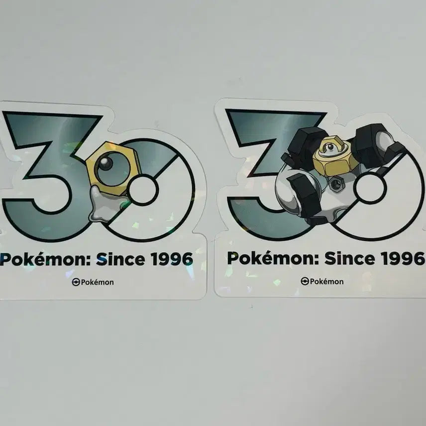 [BUNJANG] Pokemon 30th Anniversary Logo Sticker Collection Meltan Melmetal / 포켓몬 팝업 30주년 로고 스티커 컬렉션 멜탄 멜메탈