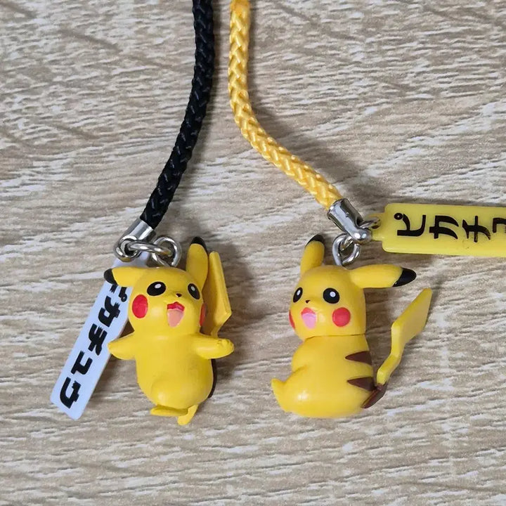 [BUNJANG] Pokemon Vintage Strap Gacha Pikachu Set / 급처) 포켓몬 피규어 고전 스트랩 가챠 피카츄 세트