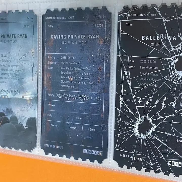 [BUNJANG] Saving Private Ryan Original Ticket / 라이언 일병 구하기 오리지널 티켓