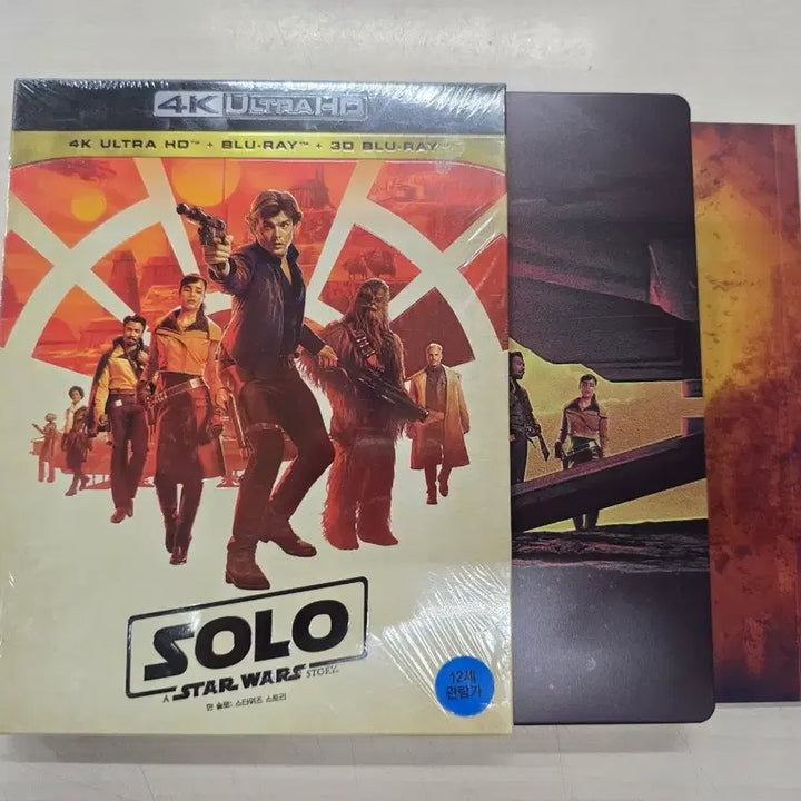 [BUNJANG] Solo: A Star Wars Story 4K UHD+3D+2D+Bonus Full Slip Steelbook Combo Pack Limited Edition Blu-ray / [DVD](블루레이) 액션외국영화 "한 솔로: 스타워즈 스토리" 판매