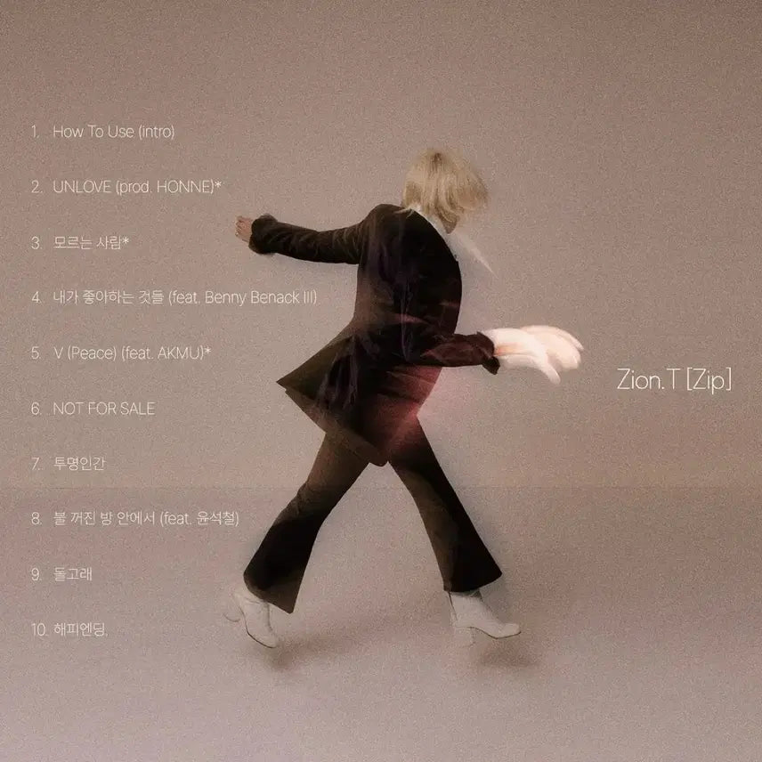 [BUNJANG] Zion.T [Zip] 3rd Album CD (Sealed) / 자이언티 Zion.T [Zip] 앨범 cd 미개봉