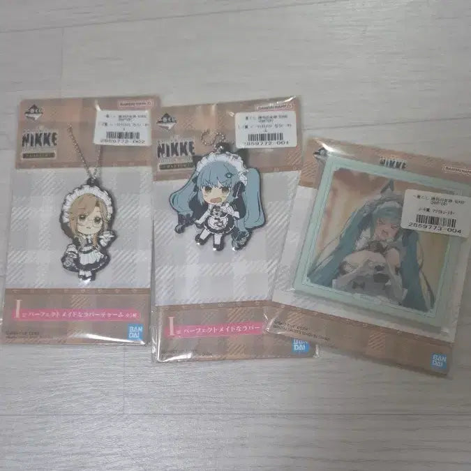 [BUNJANG] NİKE Ichiban Kuji Prize I Rubber Charm &amp; Prize J Coaster Bundle Set / 니케 이치방쿠지 I상&amp;J상 일괄판매
