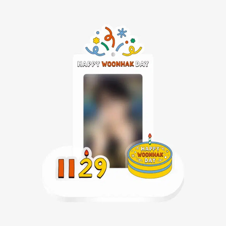 [BUNJANG] BOYNEXTDOOR Woonhak Birthday Photocard Stand Set / 보넥도 보이넥스트도어 운학 생일 포카 스탠드 세트