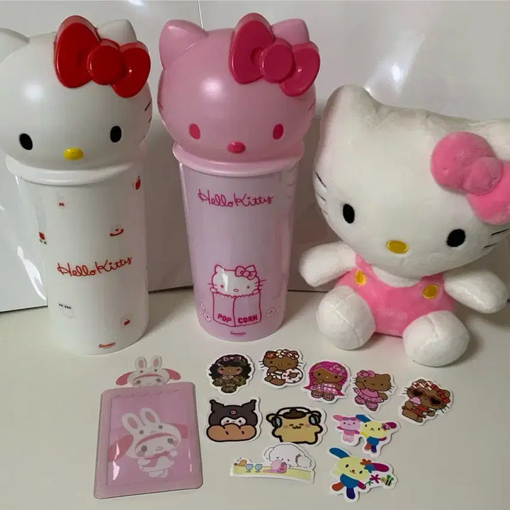[BUNJANG] Sanrio Hello Kitty Goods Bundle (Cup, Doll, Sticker, Photocard Holder) / 산리오 헬로키티 굿즈 컵 인형 스티커 마멜