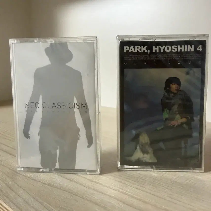 [BUNJANG] Park Hyo Shin 4th Album &amp; Neo Classicism Cassette Tape Bundle Set (Sealed) / 박효신 4집 &amp; Neo Classisism 카세트테이프 미개봉 일괄