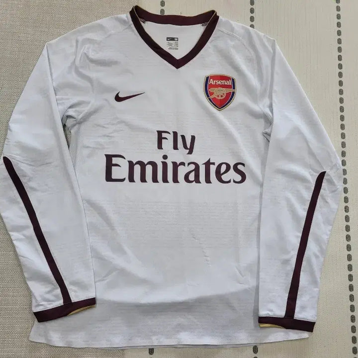 [BUNJANG] Nike Arsenal 07-08 Away Long Sleeve Player Issue Jersey / 나이키 07-08 아스날 어웨이 긴팔 지급용