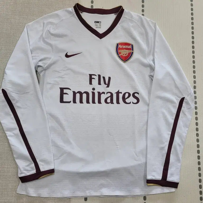 [BUNJANG] Nike Arsenal 07-08 Away Long Sleeve Player Issue Jersey / 나이키 07-08 아스날 어웨이 긴팔 지급용