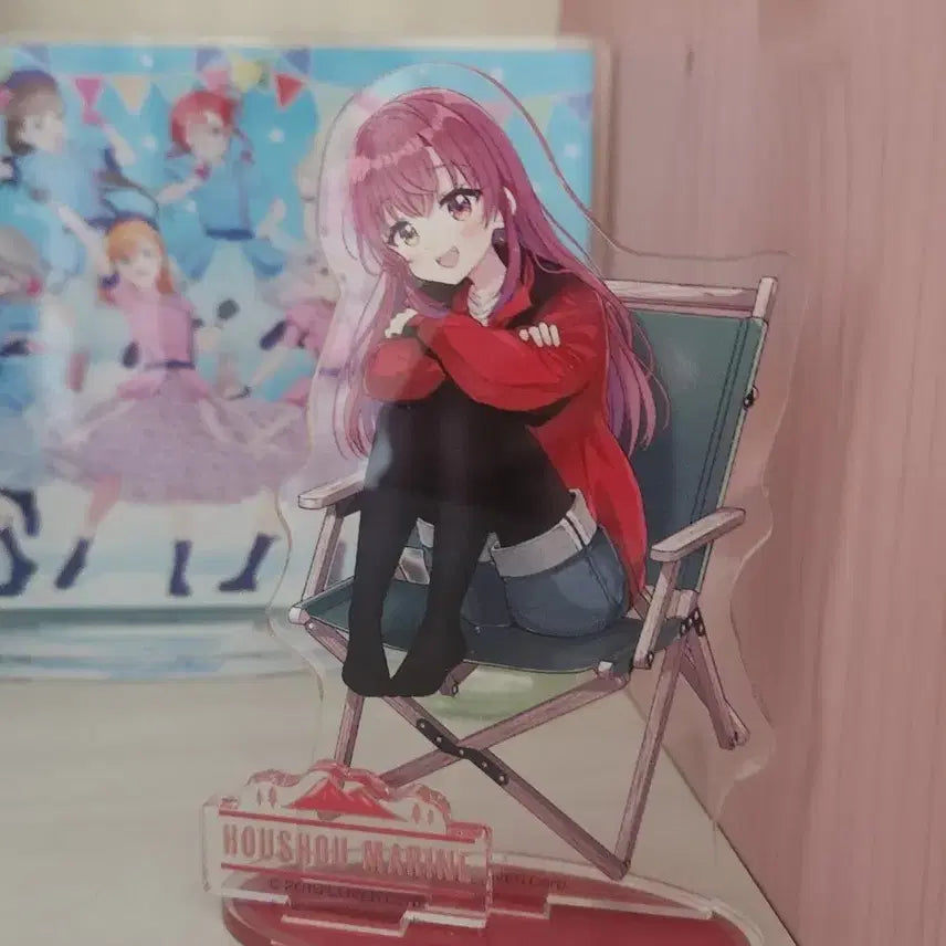 [BUNJANG] Hoshoyo Marine Hololive Camping Acrylic Stand / 호쇼마린 캠핑 아크릴 스탠드 홀로라이브