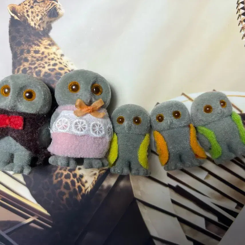 [BUNJANG] Old Sylvanian Owl Family / 올드 실바니안 올빼미 가족