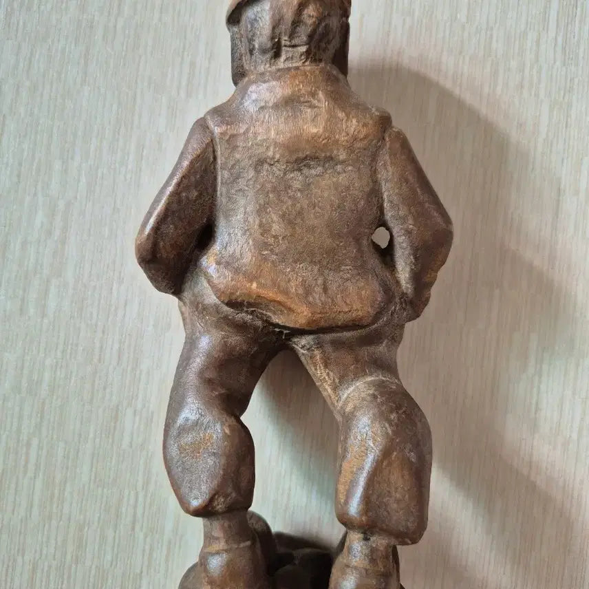 [BUNJANG] European Vintage Handmade Wooden Pinocchio Figurine (18cm) / [유럽 빈티지] 수공예 원목 피노키오  목각  피겨 인형 (18cm)