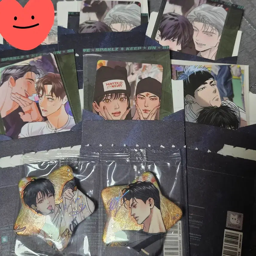 [BUNJANG] Sparkles Badge Snap Pack Bundle Set / 스파클즈 뱃지 스냅팩 일괄양도