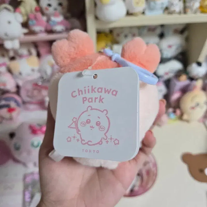 [BUNJANG] Chiikawa Fuwa Coro Kani Mascot / 치이카와 파크 푸와코로 후와코로 카니 마스코트