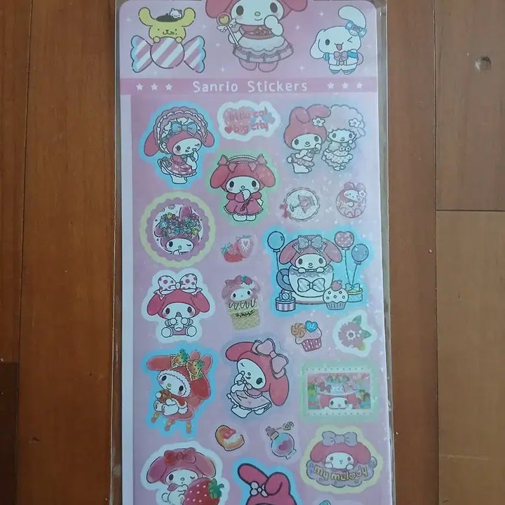 [BUNJANG] Sanrio My Melody &amp; Kuromi Sticker Set / 산리오 마이멜로디 쿠로미 스티커 총 세트