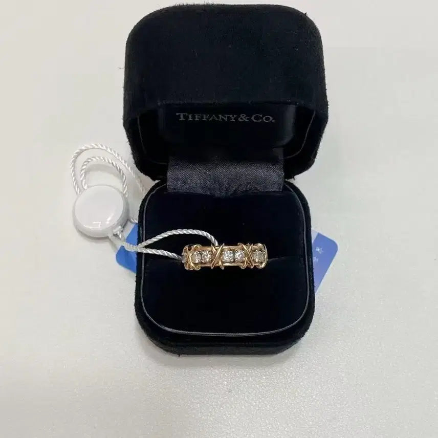 [BUNJANG] Tiffany &amp; Co. Diamond Ring Rose Gold / 티파니앤코 다이아 링 반지 로즈골드