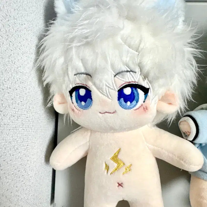 [BUNJANG] Hunter x Hunter Killua Plush Doll / 헌터헌터 키르아 솜인형 덤으로 키르아 만쥬 인형드려요
