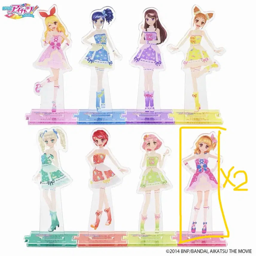 [BUNJANG] Aikatsu! Ichigo Star Candy Badge &amp; Acrylic Stand / 아이카츠 아이엠스타 캔뱃지 아크릴 이치고