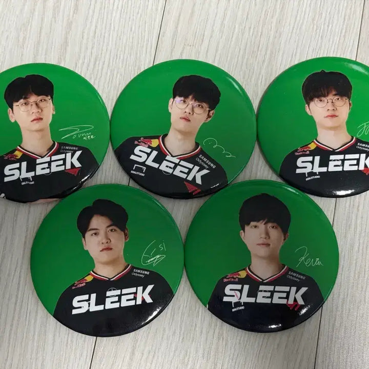 [BUNJANG] T1 x Slick 2025 Collaboration Hand Mirror Bundle Set / 2025 T1 티원x슬릭 콜라보 선수별 손거울 일괄