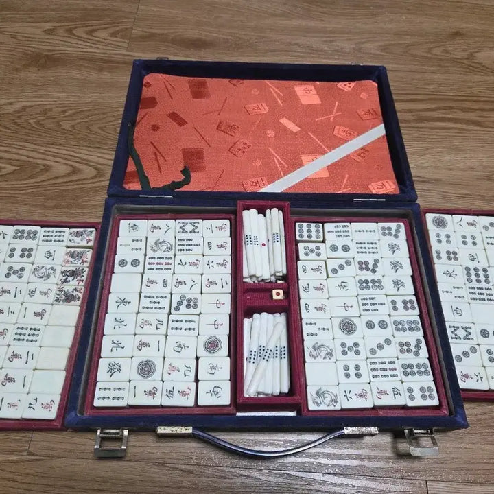 [BUNJANG] Bamboo Riichi Mahjong Set Board Game / 대나무 리치 마작 세트 보드게임