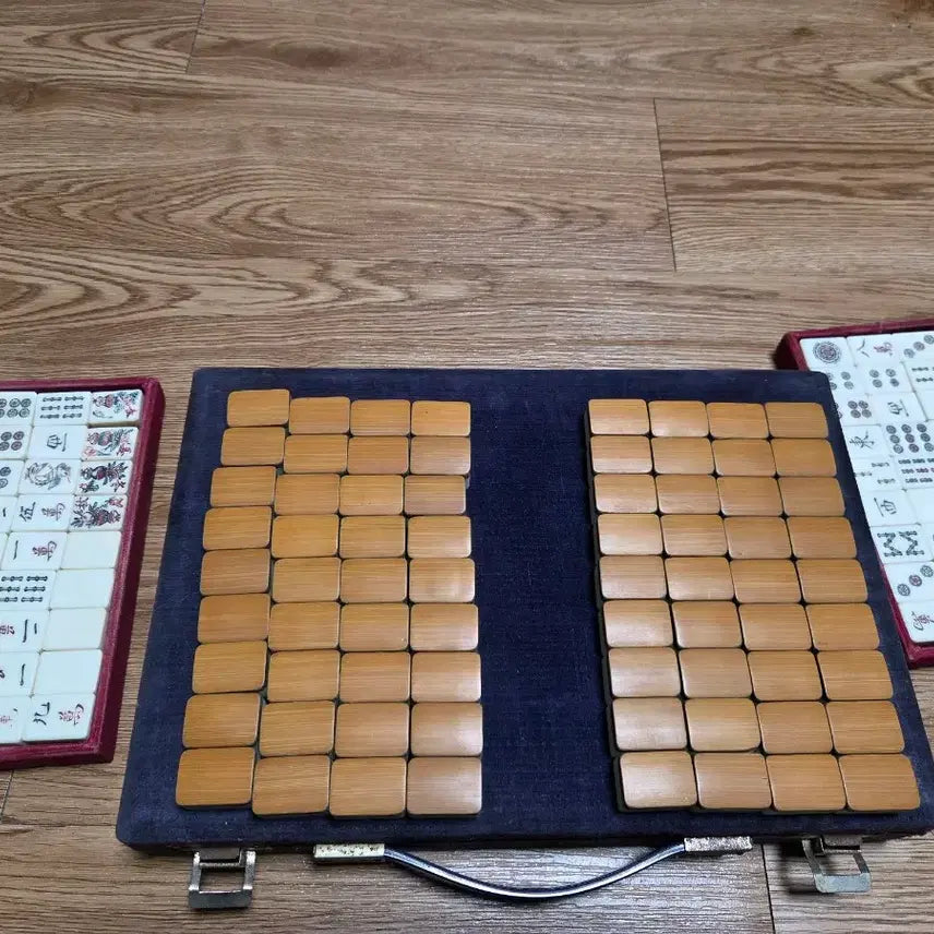 [BUNJANG] Bamboo Riichi Mahjong Set Board Game / 대나무 리치 마작 세트 보드게임